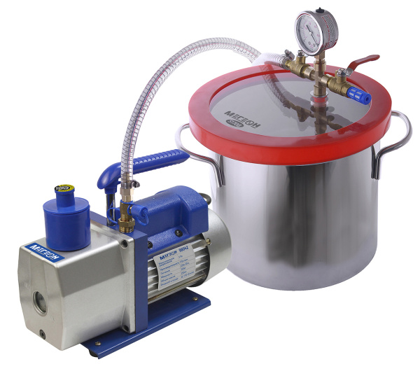 Двухступенчатый вакуумный насос МЕГЕОН 98042 купить по низкой цене | МАКСПРОФИТ